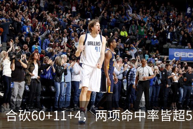 合砍60+11+4，两项命中率皆超5成！火箭锋线组合爆发，杜兰特后继有人
